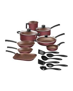 Tramontina Batería de cocina Primaware rojo (17 piezas)
