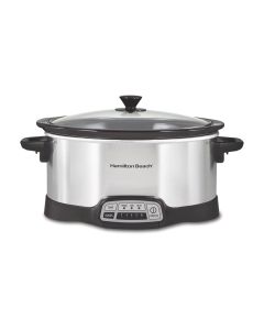 Olla de Cocción Lenta Hamilton Beach 3.8L - Programable Easy-Clean
