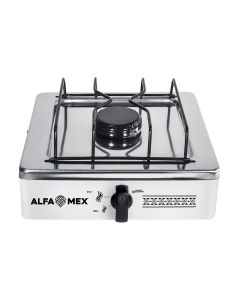 Parrilla De Gas Alfamex 1 Quemador Blanco