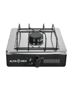 Parrilla De Gas Alfamex 1 Quemador Negra 604