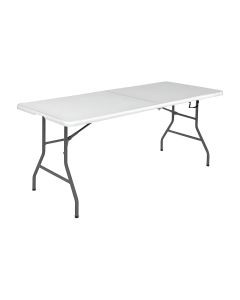 Mesa De Plastico Plegable Shtark Blanca 120cm