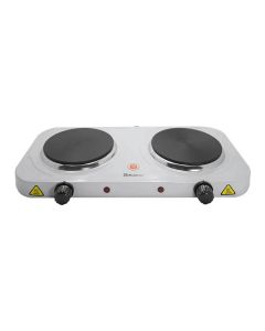 Koblenz Parrilla eléctrica de disco 2 quemadores