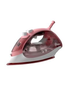 Oster Plancha de vapor con suela de cerámica rosa