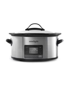 Crockpot Olla de cocción lenta programable gris 5.6L