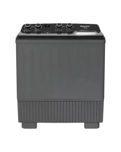 Lavadora Carga Superior Hisense Doble Tina Gris 18kg